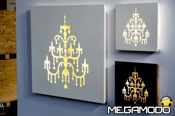 steel chandelier lamur