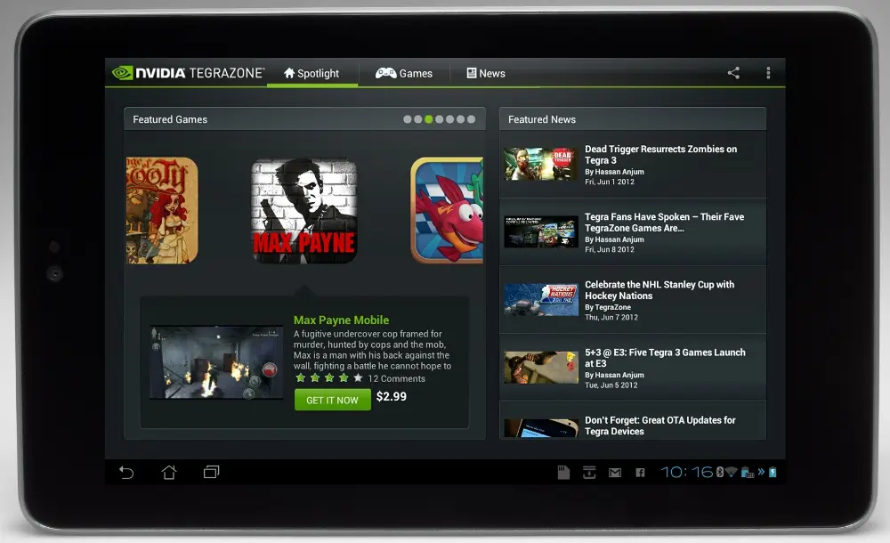 Nvidia Tegra 3 per il nuovo tablet Google Nexus 7