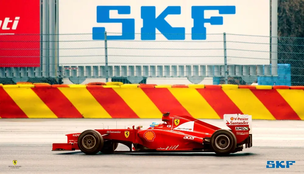 SKF festeggia la collaborazione con la Scuderia Ferrari 