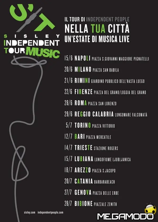Sisley Independent Tour 2012, next stop Roma