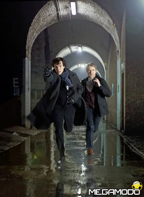da sin sherlockbenedict cumberbatch e watson martin freeman