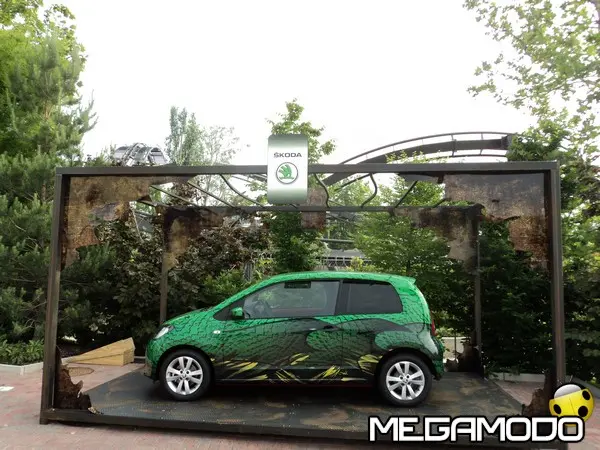 La famiglia Skoda a Gardaland