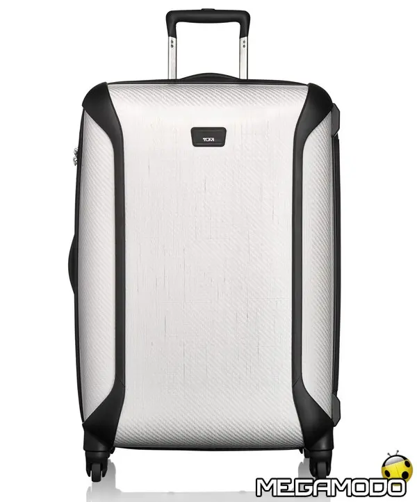 La nuova valigia White Tegra-Lite in anteprima mondiale da Tumi