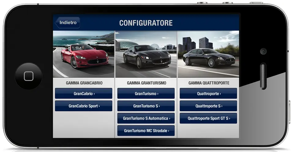 Maserati Passion, la nuova App per iPhone e iPad per scoprire l’esclusivo mondo del Tridente