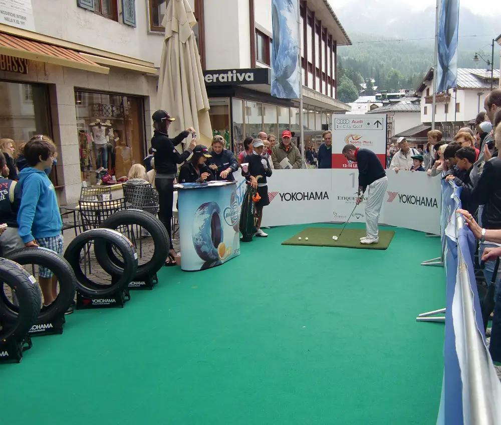 Yokohama per Audi in City Golf a Cortina d’Ampezzo