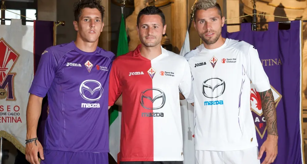 Maglie ACF Fiorentina, Mazda per il campionato di seria A 2012-2013