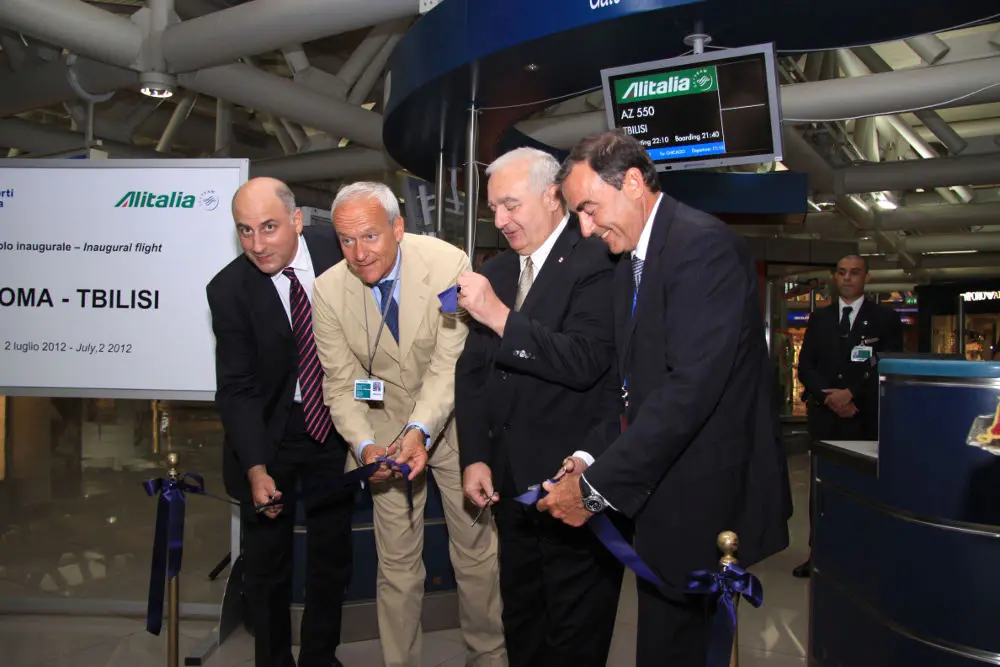 Nuovo volo Alitalia Roma-Tbilisi