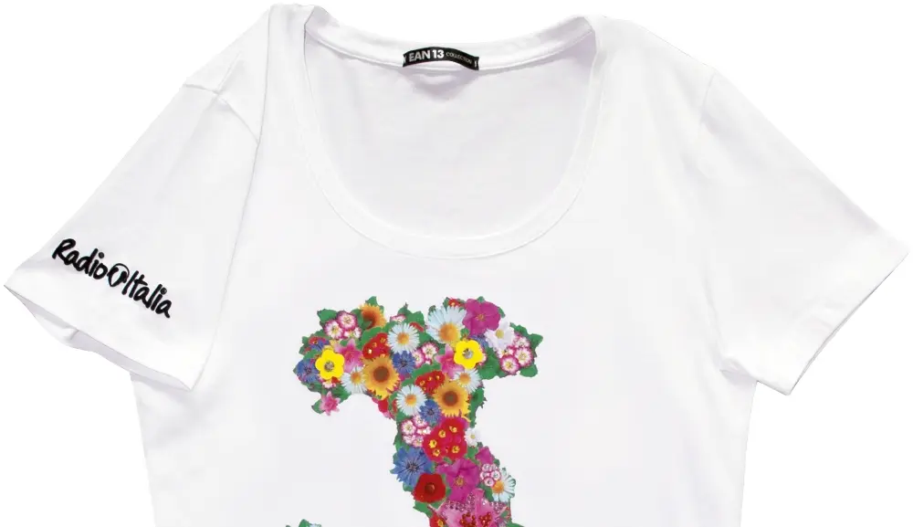 Le t-shirt EAN 13 per Radio Italia