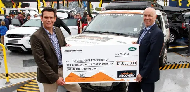Journey of Discovery di Land Rover raccoglie 1 milione di sterline