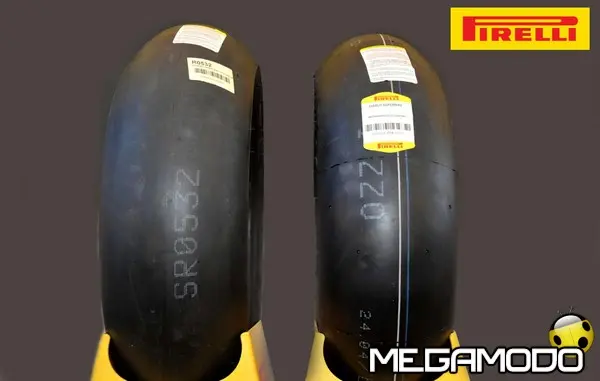 17 inch tyre on left