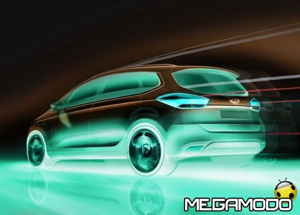 all new kia carens rendering rear quarter