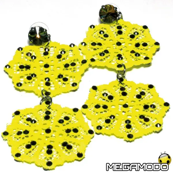 fiore doppio giallo swarovski jet