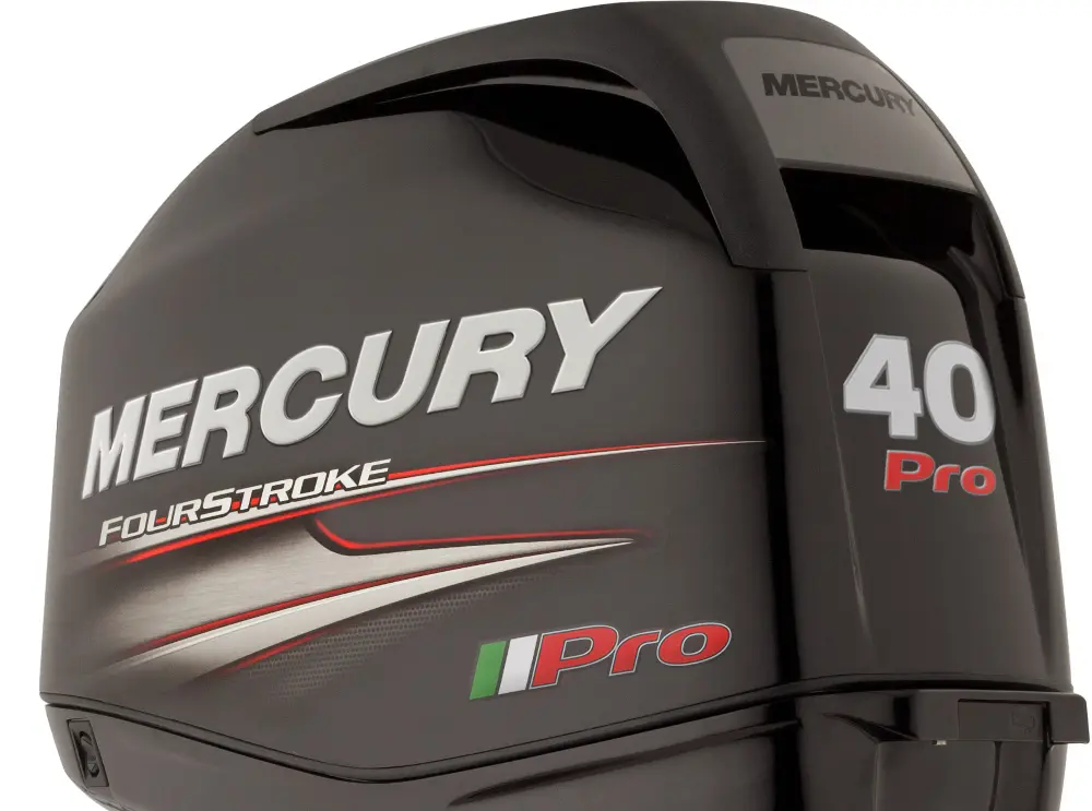 Motore Mercury 40 Pro, silenziosità e bassi consumi