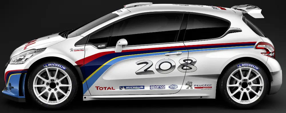 Peugeot 208 TYPE R5 al Salone di Parigi 2012