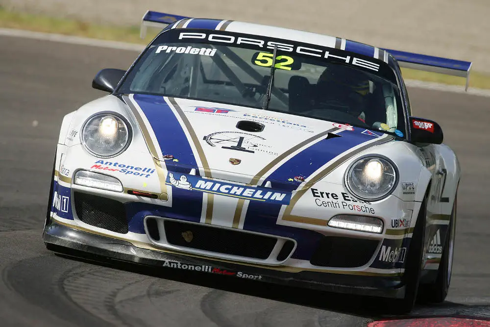 Porsche Carrera Cup, Proietti fa la sua Michelin Cup e grave stop per Malucelli
