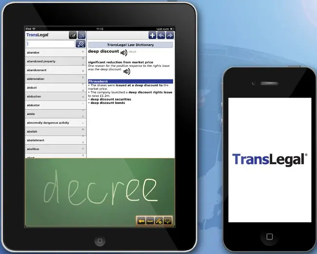 Dizionario giuridico TransLegal per esperti inglesi non madrelingua
