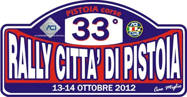 33° Rally Città di Pistoia, al via le iscrizioni