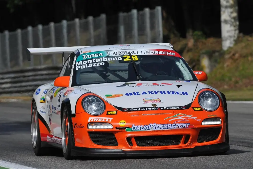 Targa Tricolore Porsche, Best Lap ad Adria con Baccani,Palazzo,Montalbano e Caldarella
