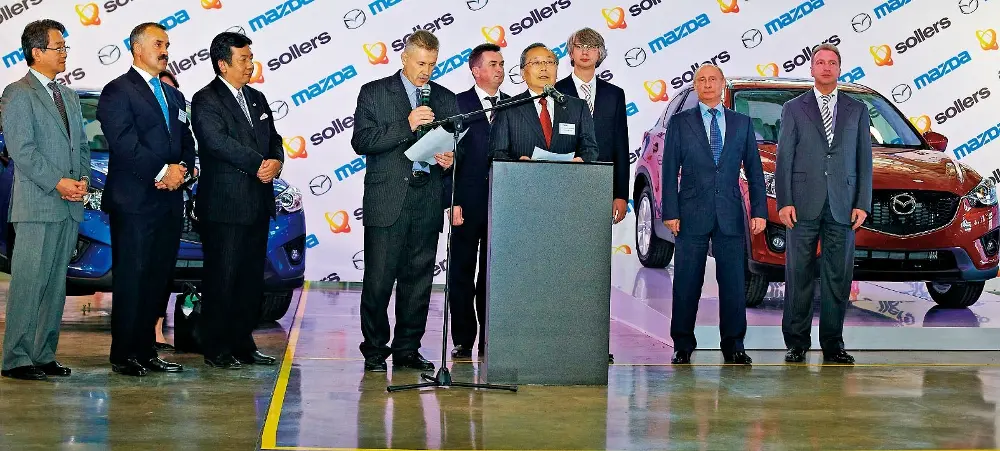 Mazda e Sollers celebrano la Joint venture Russa