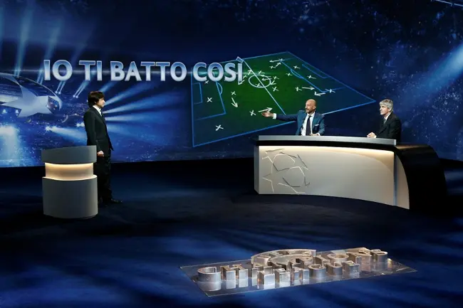 Su Sky Sport HD torna la UEFA Champions League in un nuovo studio virtuale
