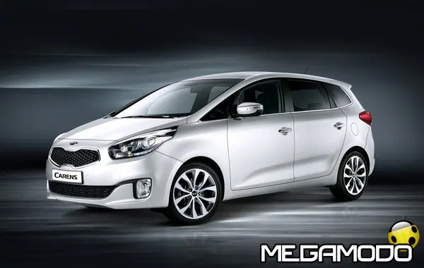 all new kia carens front quarter