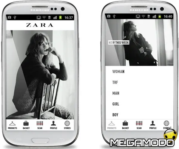 app samsung zara