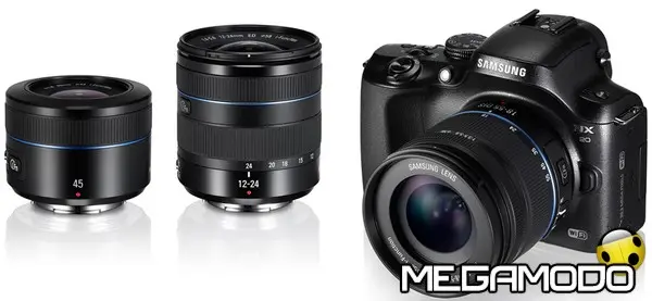 nx20 con ottiche 18 55mm 12 24mm and 45mm