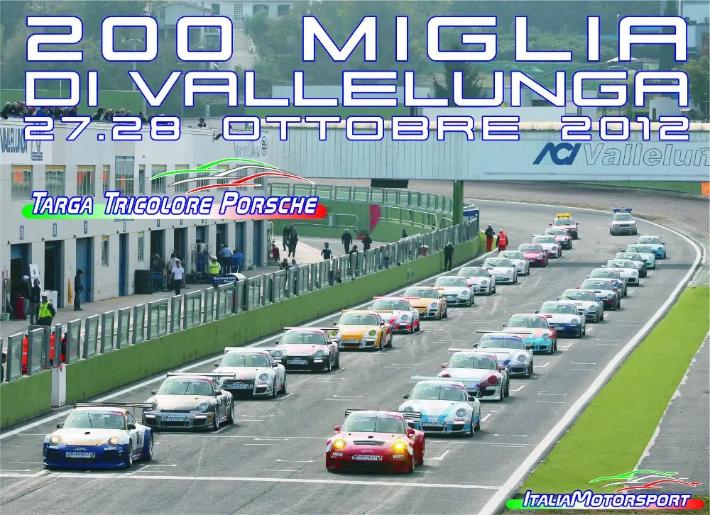 Targa Tricolore Porsche, tutto pronto per la “200 Miglia” di Vallelunga