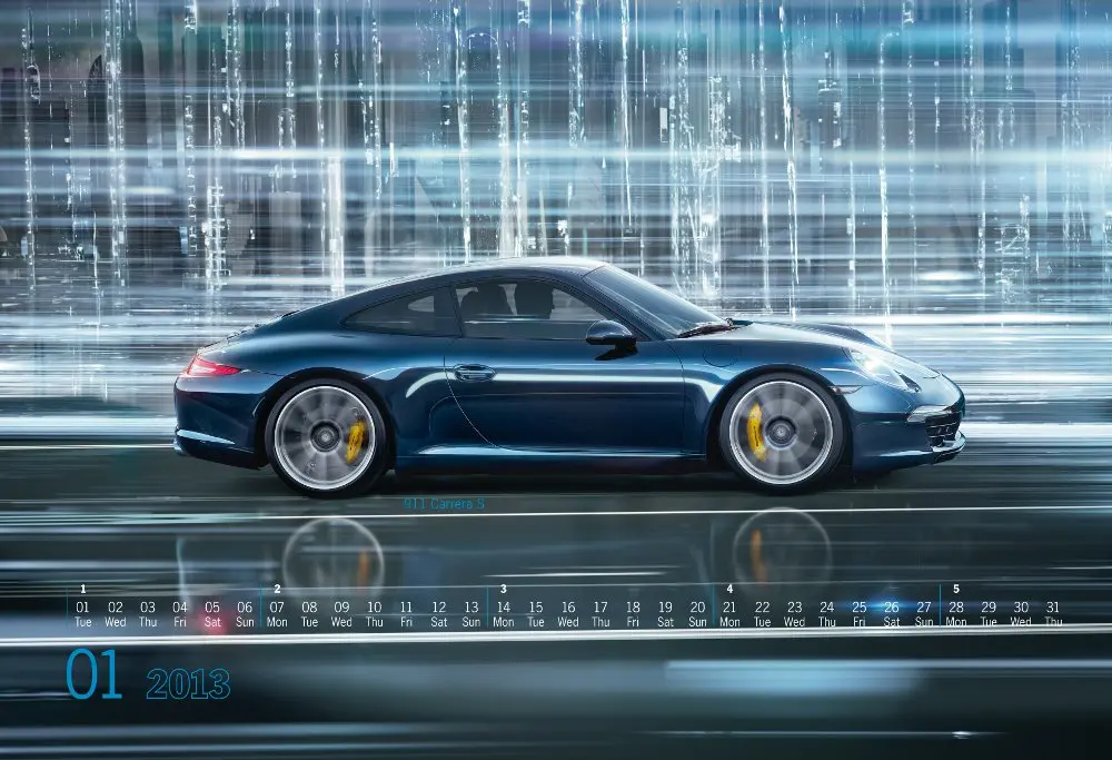 Porsche "Mega City", il calendario ufficiale 2013