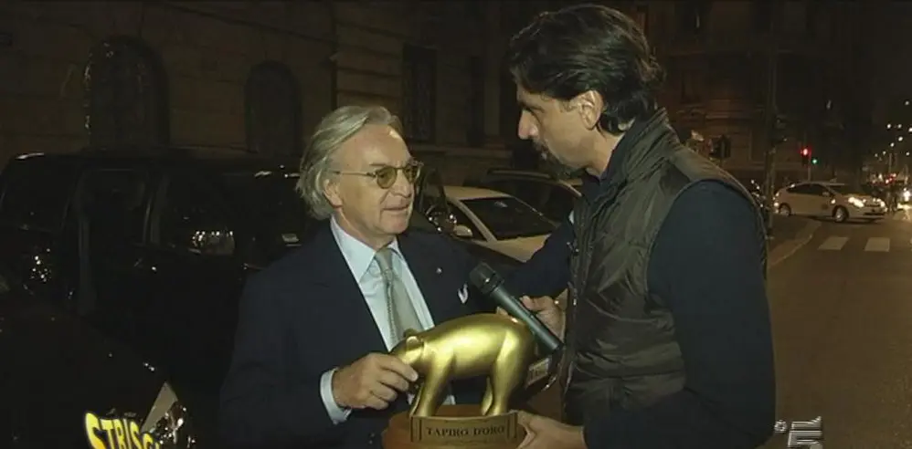 Striscia la Notizia, Tapiro d'oro a Diego Della Valle 