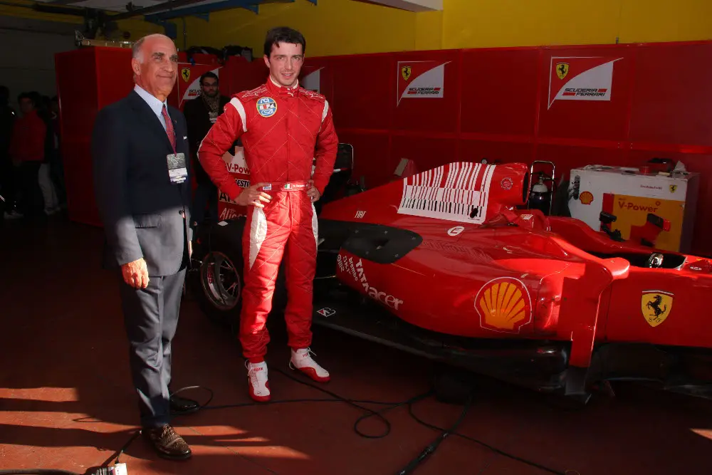 Test Ferrari Formula Uno con Riccardo Agostini, Eddie Cheever e Daniel Juncadella a Vallelunga