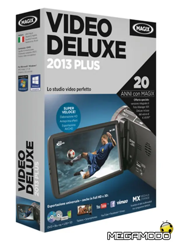 MAGIX Video deluxe 2013, il montaggio video sotto il segno della velocità 