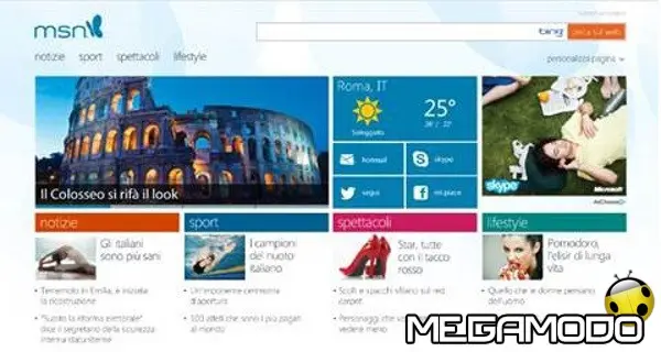 Nuovo MSN per Windows 8, completamente rinnovato
