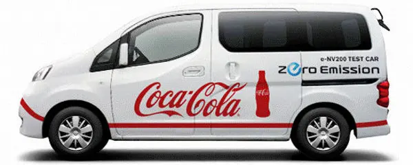 Nissan e-NV200 per Coca-Cola, test sul campo