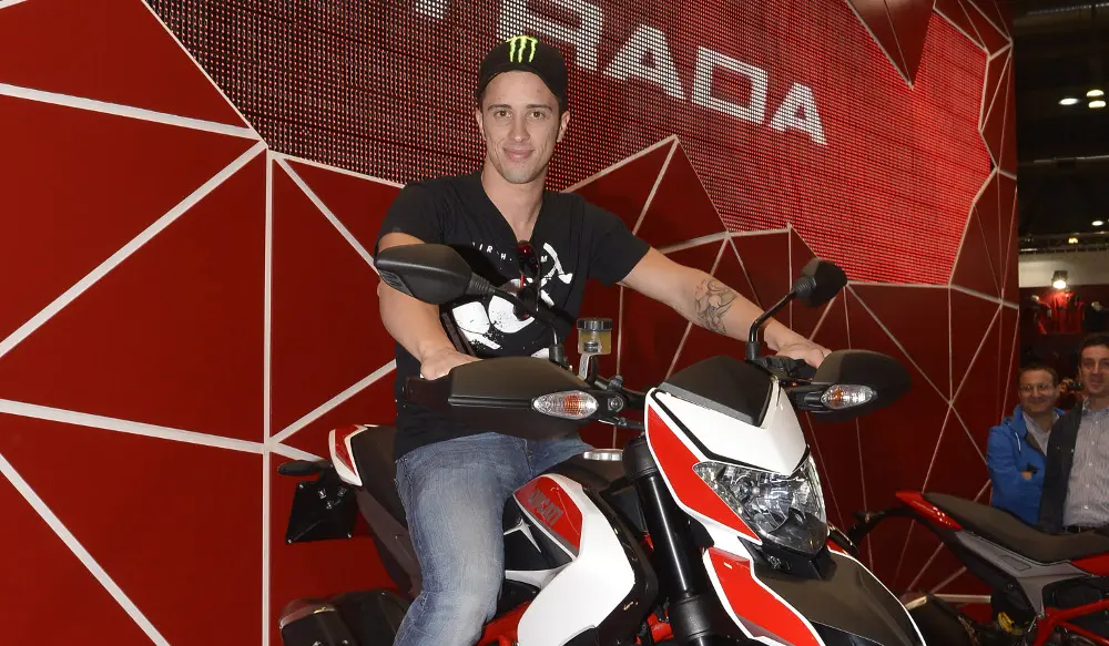 EICMA 2012, Dovizioso, Badovini e Fogarty allo stand Ducati
