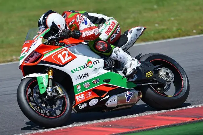 Mupo a EICMA 2012 con l'ammortizzatore Yamaha T-Max e il Kit ammortizatori Mesa per BMW R 1200 GS ESA