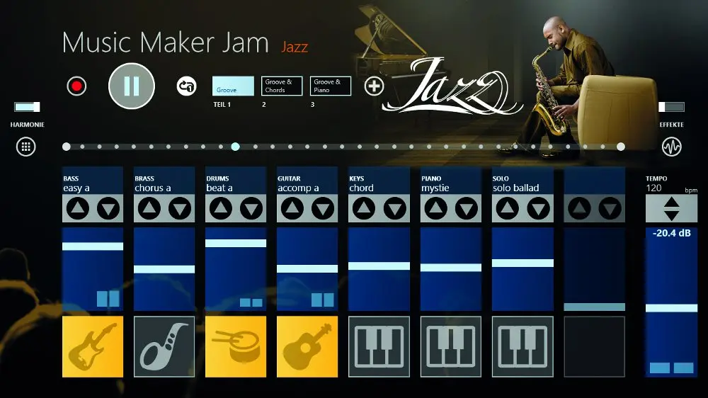 Magix Music Maker Jam per Windows 8, la nuova app per comporre musica su tablet