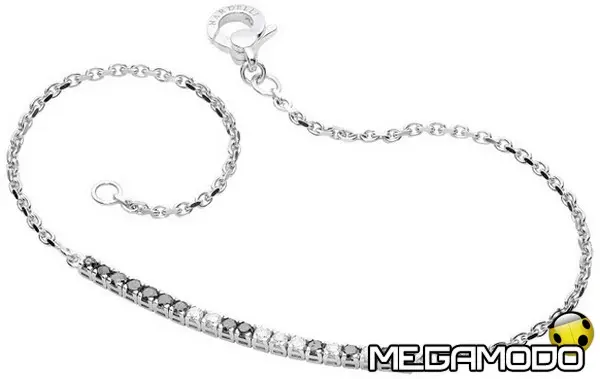 “Morse bracelet” by Nardelli Gioielli, bracciali in oro bianco e diamanti