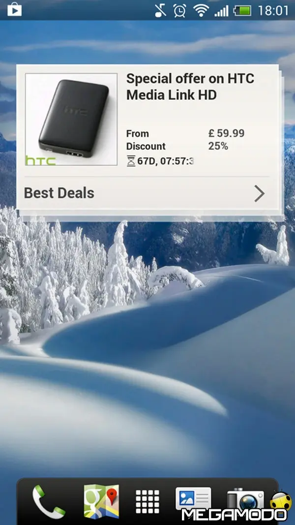 widget htc deal