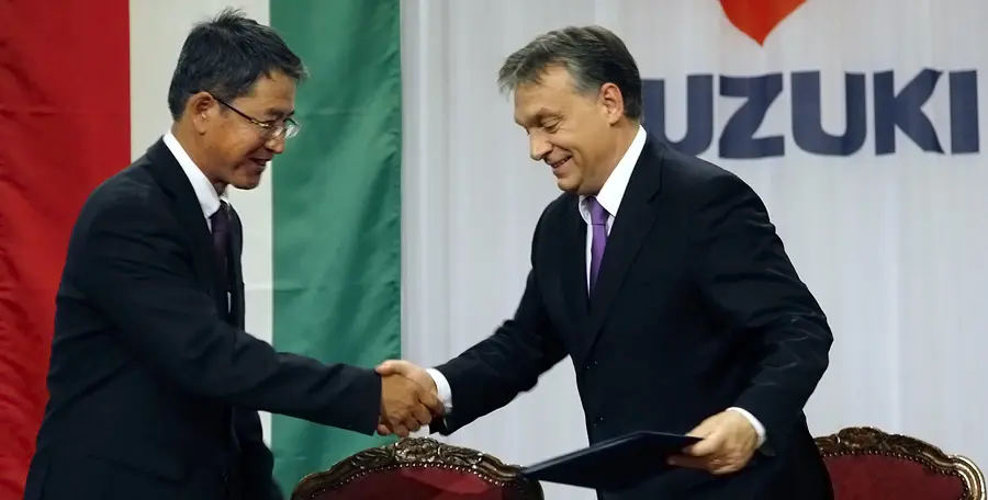 Suzuki firma un accordo strategico con il governo ungherese 