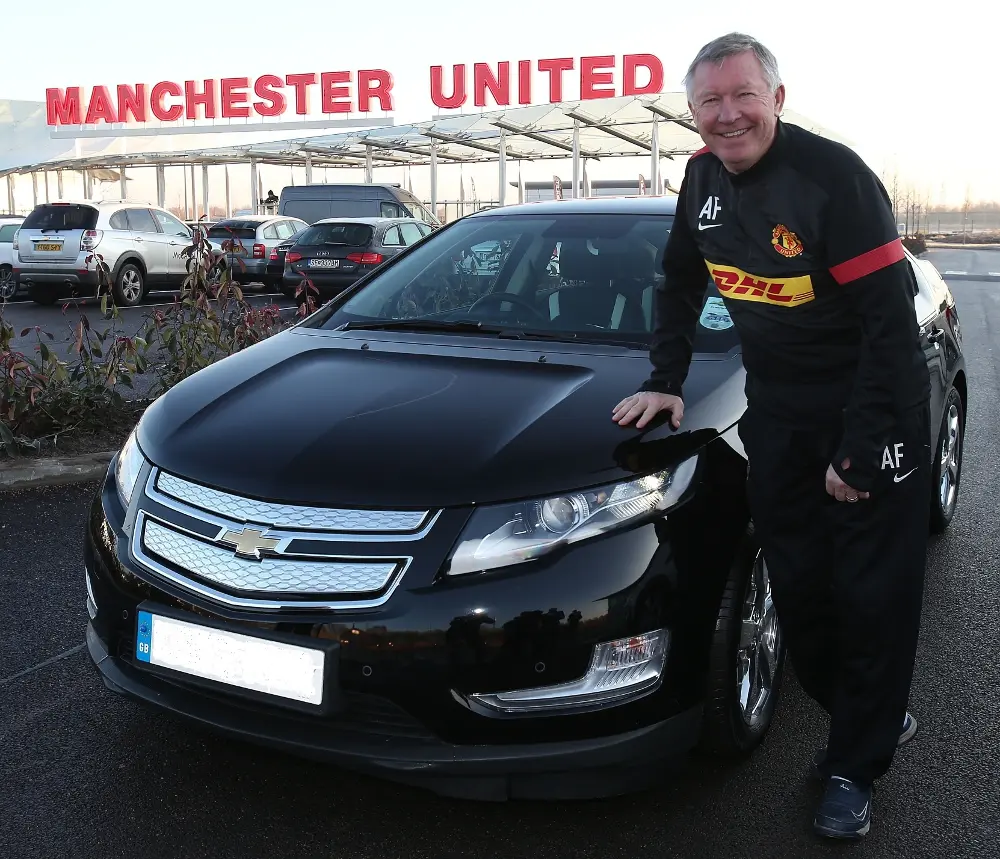 Una Chevrolet Volt per Sir Alex Ferguson  