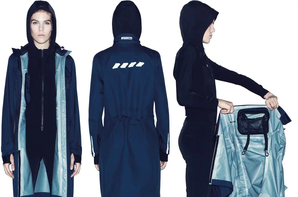Pirelli: nuova collezione di abbigliamento antipioggia