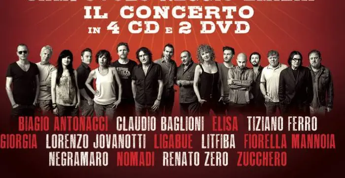 “Italia loves Emilia – Il concerto” entra direttamente al 1° posto della classifica delle compilation più vendute