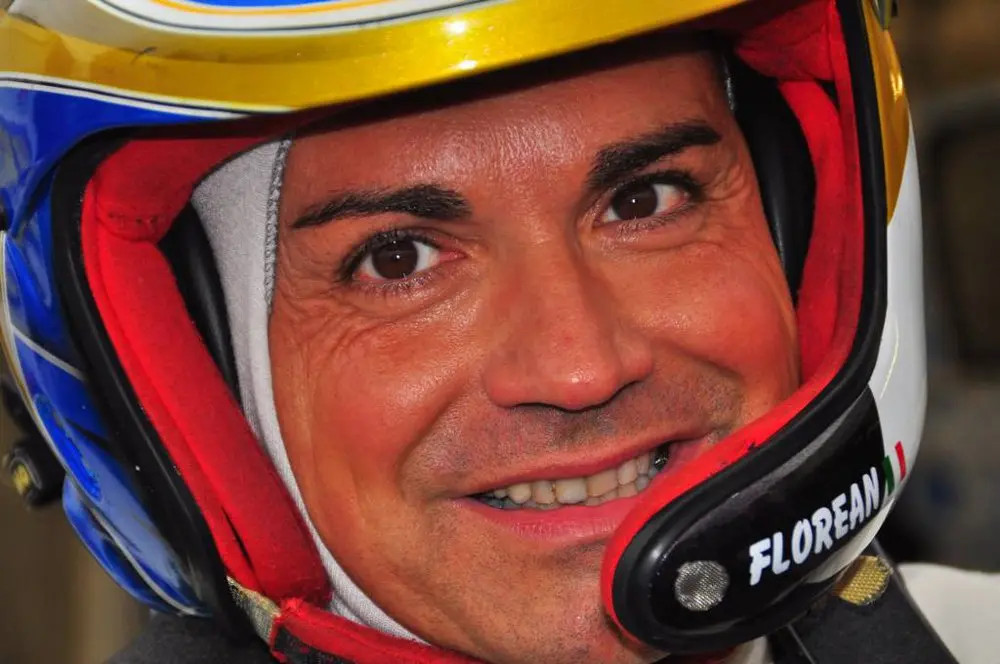 Fulvio Florean al via dell'Autosciatoria Valli di Lanzo