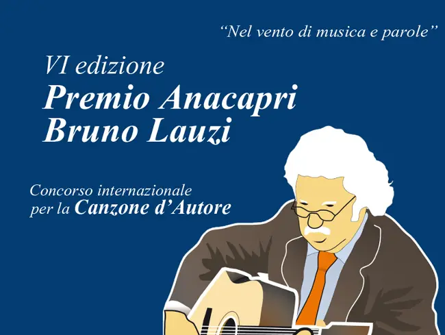 “Premio Anacapri Bruno Lauzi-Canzone d’Autore", al via le iscrizioni alla VI edizione