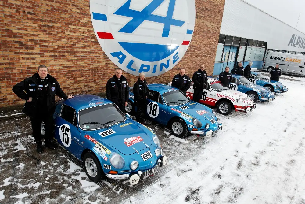 Renault Classic al Rally di Montecarlo Storico