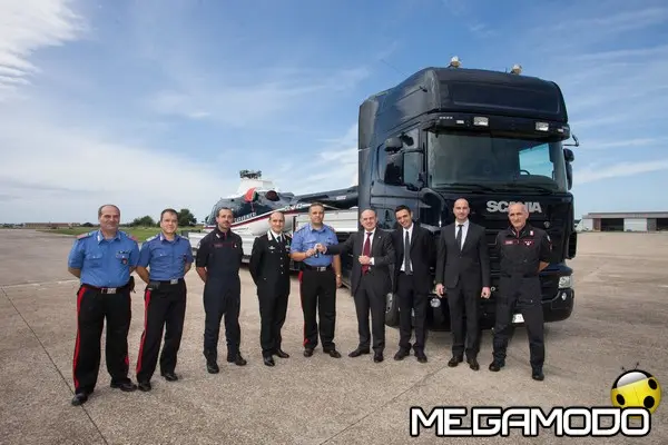 Scania R480 per il Raggruppamento Aeromobili Carabinieri di Pratica di Mare