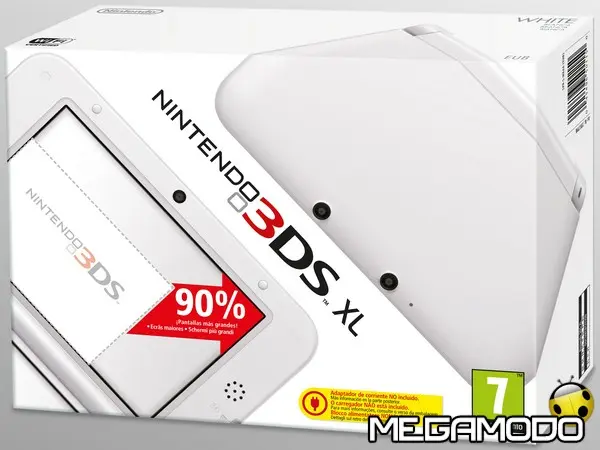 3ds xl hw box white ps eub