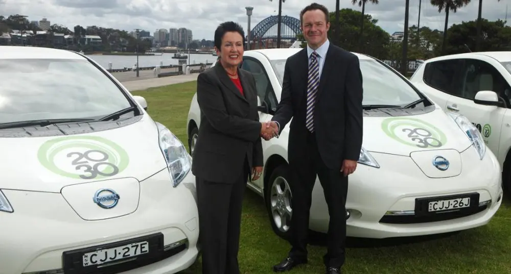 Dieci Nissan LEAF per la città di Sydney