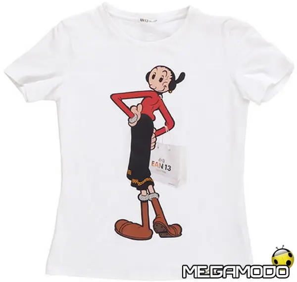 Braccio di Ferro e Olivia per le t-shirts EAN 13 - foto 1